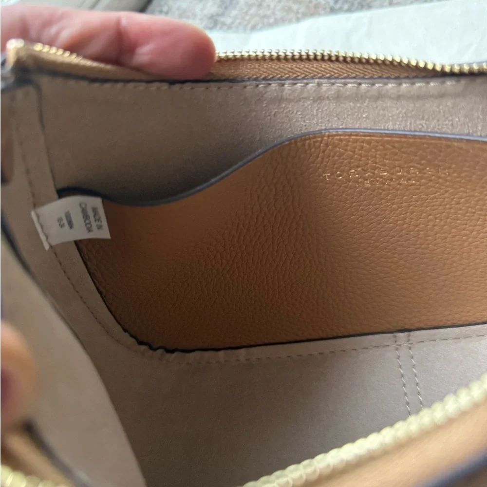 New ToryBurch THEA CONVERTIBLE CROSSBODY TIRAMISU 2 straps